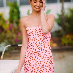 RESA Olivia Dress Montecito (Strawberry) (Size Medium)
